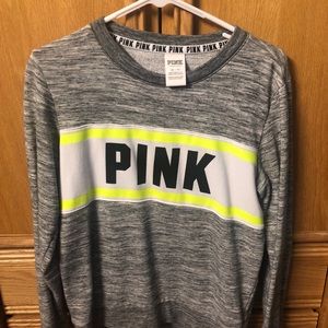 Pink crew neck